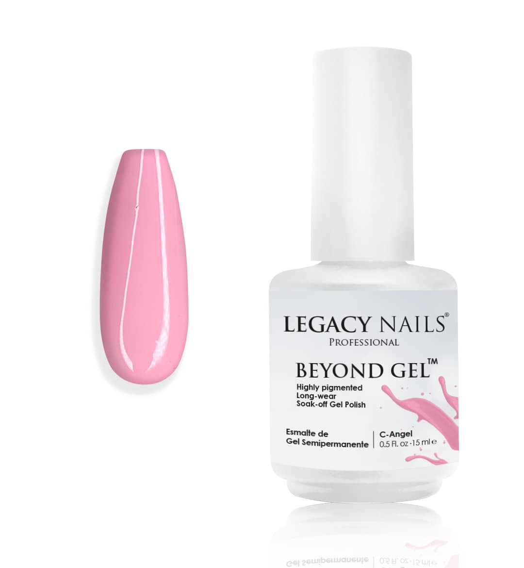 Professional Beyond Gel Soak-Off Nail Gel Polish Full Coverage Highly Pigmented Gel Nail Polish (BEYOND GEL - NATURAL 1/2 OZ)