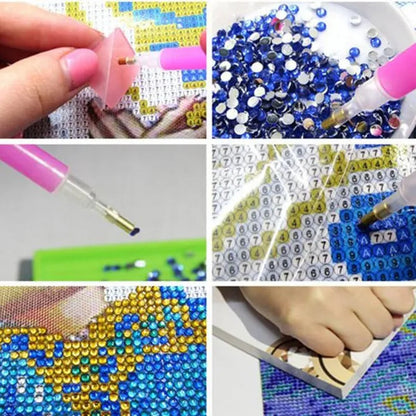 5D Diamond Painting Full Drill Kits for Adults, Wolf  DIY Diamond Embroidery Full Drill for Home Decor