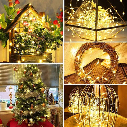 2/5/10/20M Christmas USB LED String Lightt Garland Outdoor Indoor Home Christmas Decoration Fairy Light Led Strip