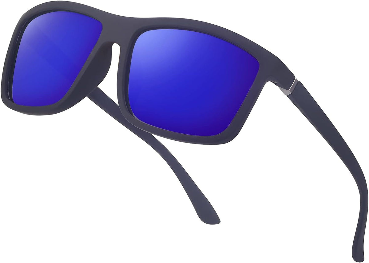 Men's Sports Polarized Sunglasses Square Frame Glasses NP1007