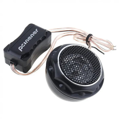 2Pcs 140W T280 High Efficiency ABS + Metal Mini Dome Tweeter Speakers for Car Audio System