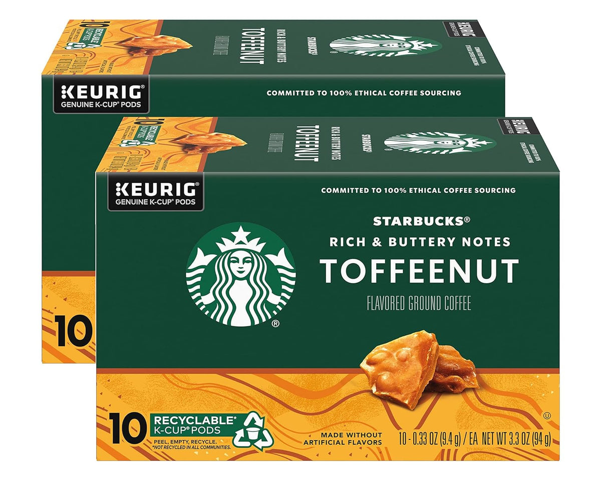 K-Cup Coffee Pods, Medium Roast Coffee, Pike Place Roast for Keurig Brewers, 100% Arabica, 6 boxes (60 pods total)