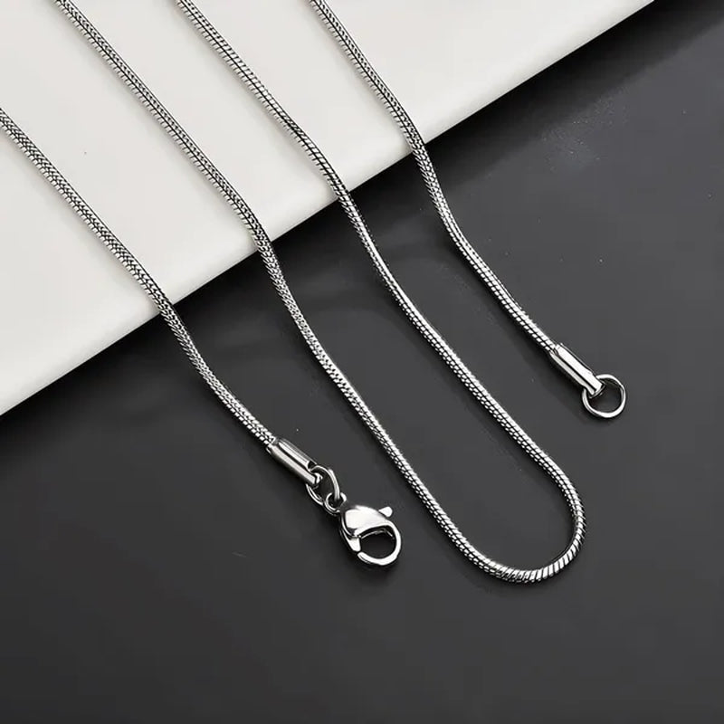 Silver 1mm Snake Chain Necklace 16"~30" NEW