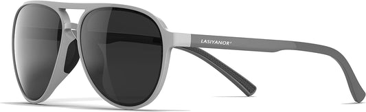 Lightweight TAC Polarized Tinted Classic Vintage Retro 70S Sunglasses, TR-90 Frame for Women Men, UV 400 Protection