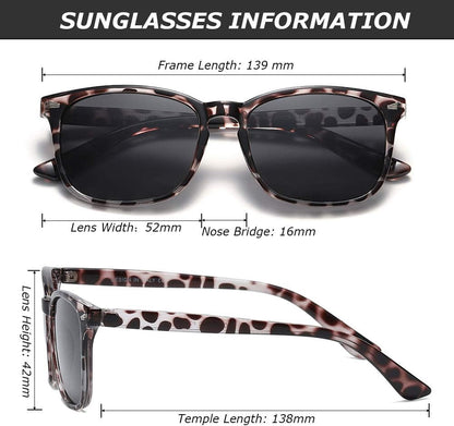 Polarized Sunglasses for Women Classic Retro Style UV400 Protection