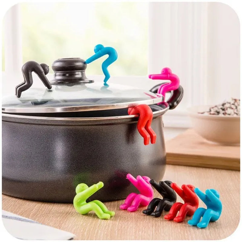 2Pcs Creative Kitchen Gadgets Raise The Lid Overflow Device Stent for Kitchen Tools Pot Cover Overflow Home Kitchen Accessories