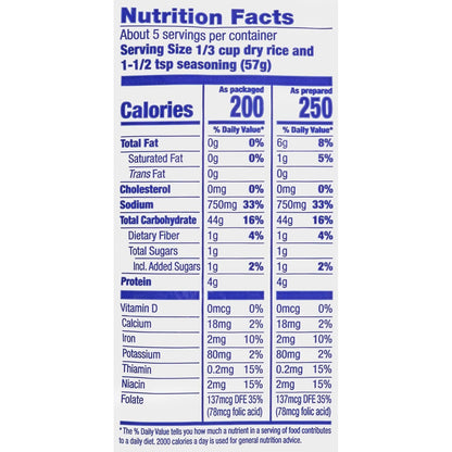 Yellow Seasonings & Long Grain Rice, Gluten-Free, Non-Gmo, Vegan, 10 Oz Bag