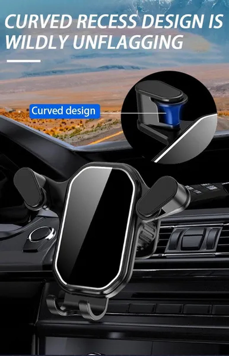 SEAMETAL 1Pc Air Vent Car Phone Holder 360 Rotation Navigation GPS Holder Car Air Outlet Clip Phone Support Bracket