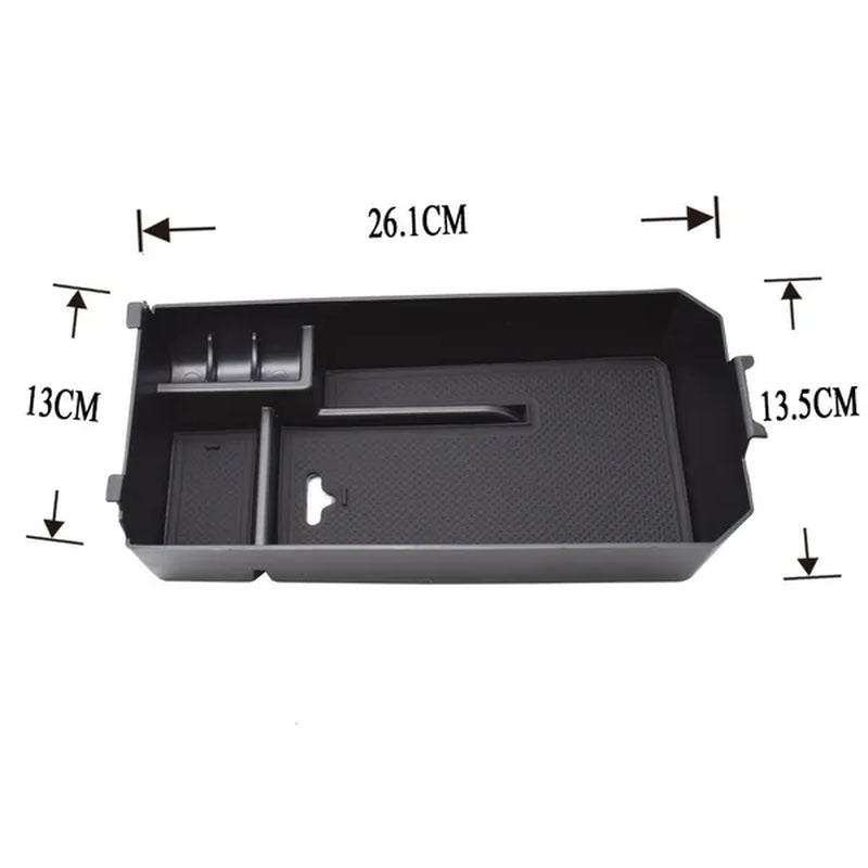 Xukey® Armrest Secondary Storage Box Center Console Glove Tray Center Console Organizer Insert Tray Car Accessories for Mercedes Benz C GLC Class W205 C180 C200 C260 C300 GLC200 GLC260 GLC300