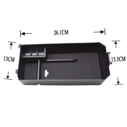 Xukey® Armrest Secondary Storage Box Center Console Glove Tray Center Console Organizer Insert Tray Car Accessories for Mercedes Benz C GLC Class W205 C180 C200 C260 C300 GLC200 GLC260 GLC300