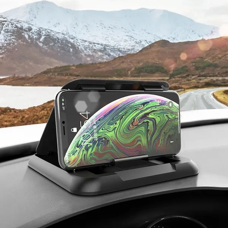 Carbon Fiber Car Phone Holder Dashboard Cell Phone Holder Desktop Mount Support Bracket Universal 3 to 7 Inch Mobile Phone Stand For IPhone XR XS MAX GPS