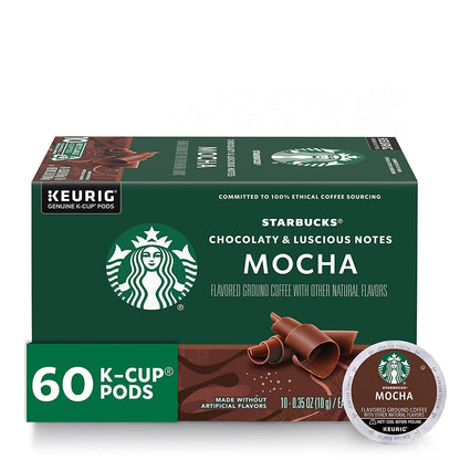 K-Cup Coffee Pods, Medium Roast Coffee, Pike Place Roast for Keurig Brewers, 100% Arabica, 6 boxes (60 pods total)