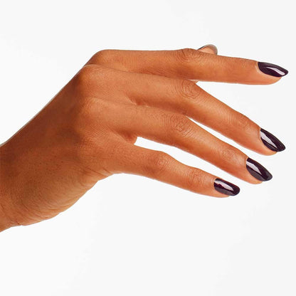 OPI Nail Lacquer Nail Polish | Opaque Dark Black & Gray Crème Chip Resistant Nail Polish | Vegan, Fast Drying, Streak Free