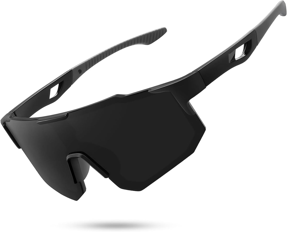 Polarized Sports Sunglasses for Men Women,Driving Fishing Cycling Mountain Bike Sunglasses UV400 Protection