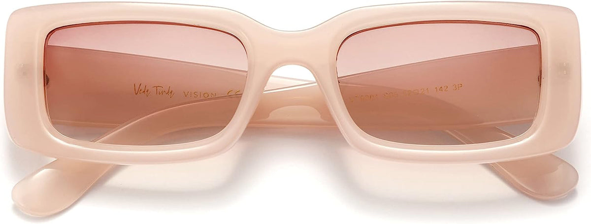 Rectangle Sunglasses Men Tinted Polarized Big Square Retro 90S Vintage Y2K Glasses for Women UV Protection