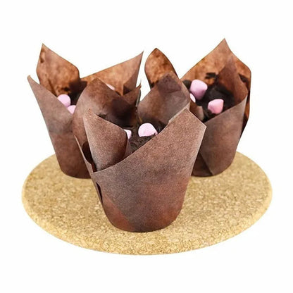 50pcs Cupcake Muffin Liners Baking Cup Holders Wrappers for Wedding Birthday Christmas Baby Shower Parties