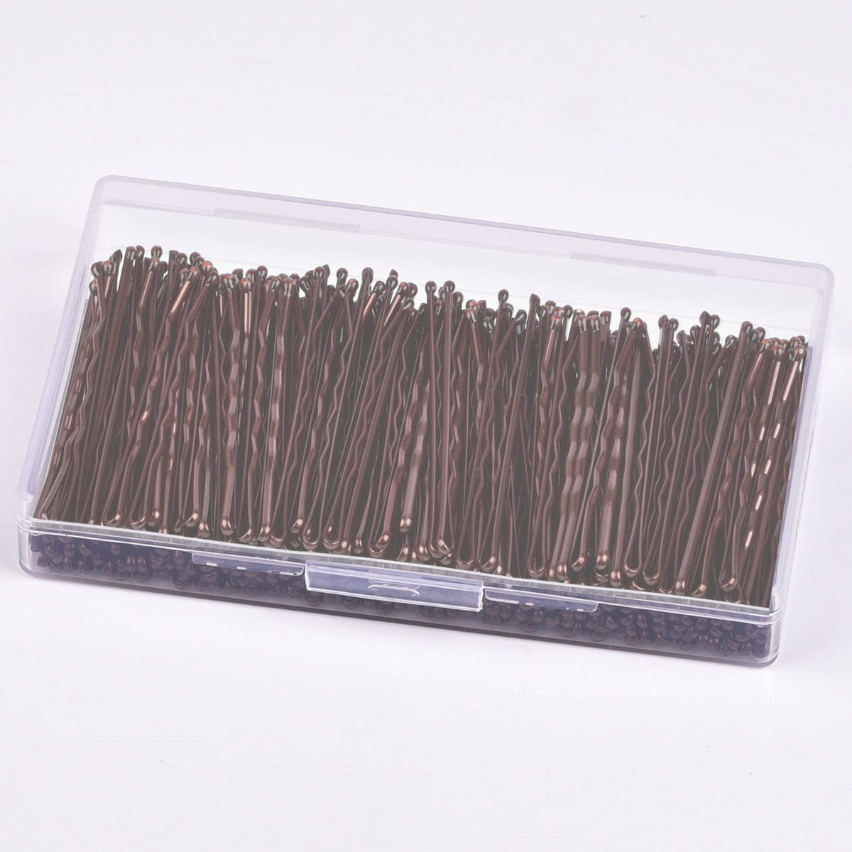 Bobby Pins Brown, 240 Pcs Hair Pins for Women 2.2 Inches, Hair Accessories with Box