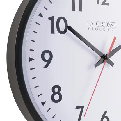 13 In. Info-Tech Commercial Quartz Analog Wall Clock