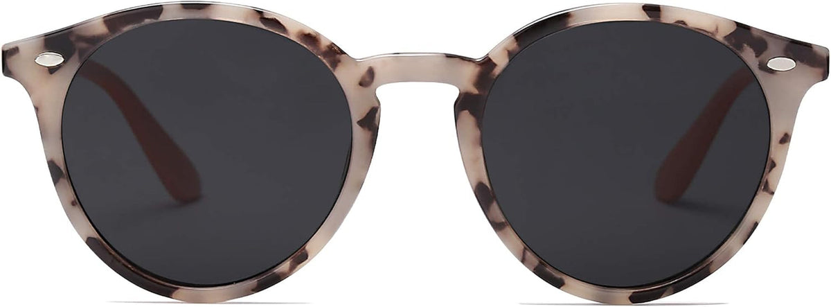 Retro round Polarized Sunglasses for Women Men Classic Vintage Sunnies SJ2069