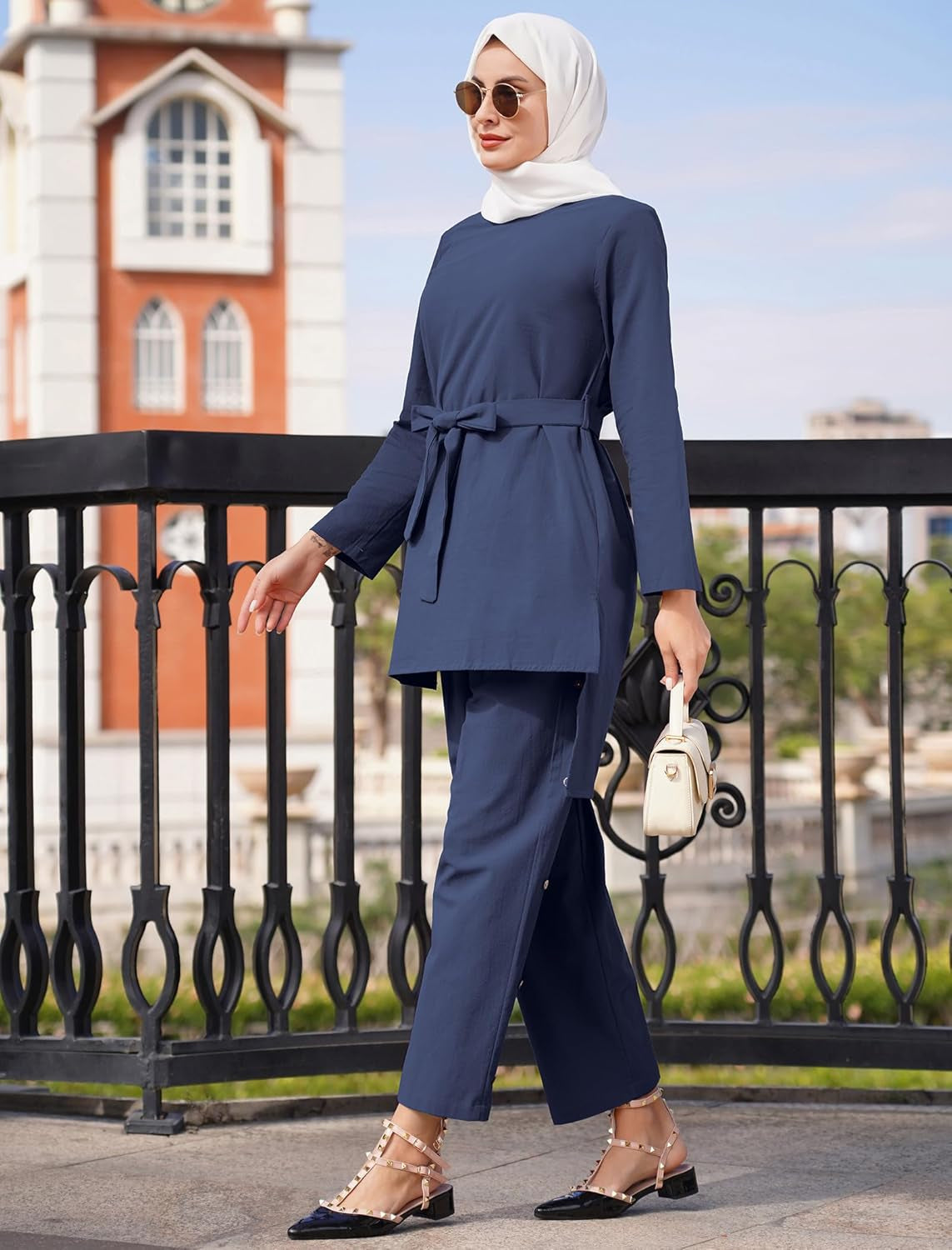 Muslim Clothes for Women Modest Abaya Button down Robe Afghan Loose Pant Dubai Attire Islamic plus Size Boho Caftan