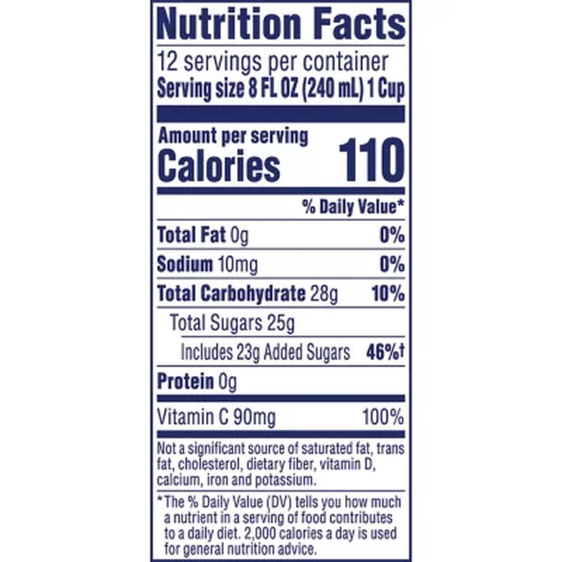 Ocean Spray Cranberry Cocktail Juice 96 Oz., 2 Pk.