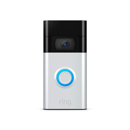 Video Doorbell - 1080P HD Video, Improved Motion Detection, Easy Installation (2020 Release) – Satin Nickel