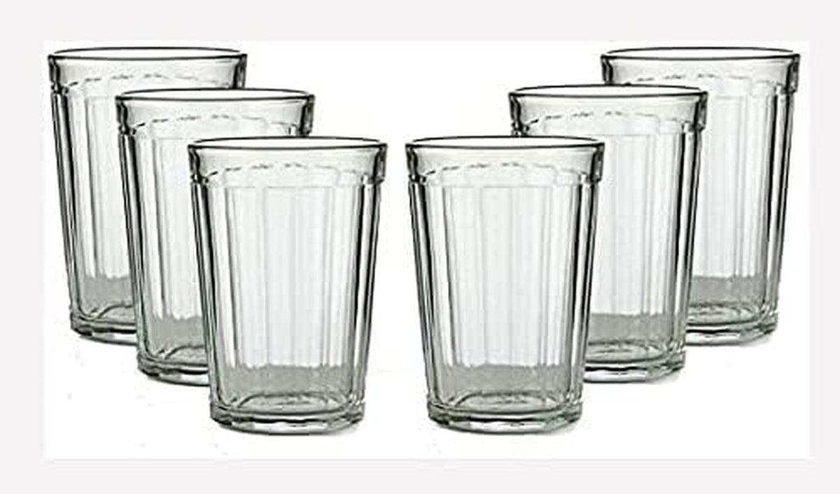 LOT 6 Russian Tea Glasses 8.5Oz 250Ml Granyonyi Stakan 20-Facet Fits Holder Podstakannik Glass - Russian Standard Glasses - Russian Glass Cup Tea - Vintage Ussr Drinking Glasses Russian