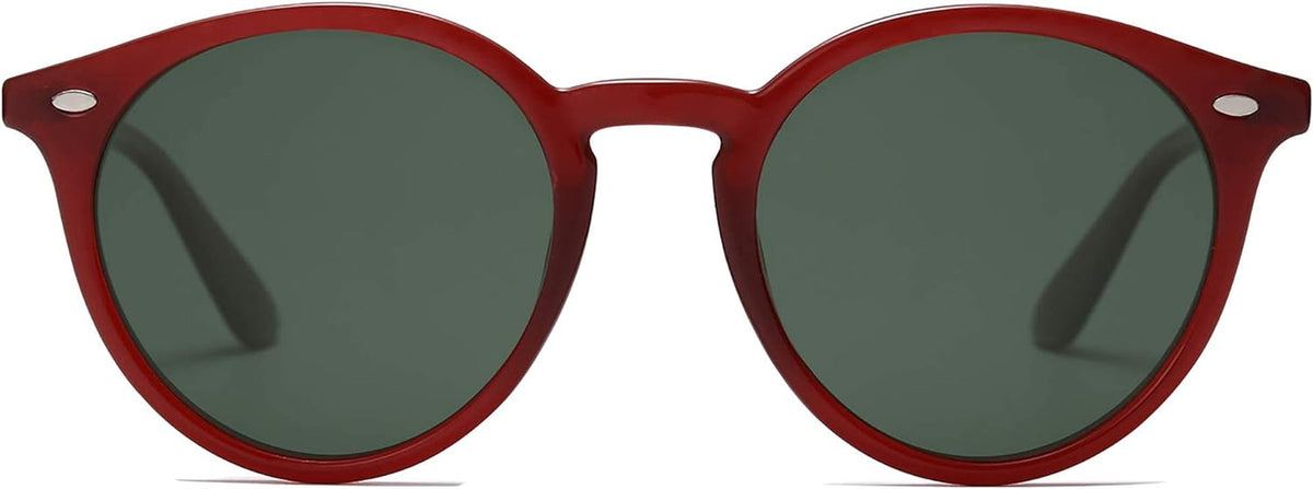 Retro Round Polarized Sunglasses for Women Men Classic Vintage Sunnies SJ2069