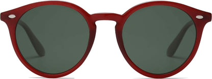 Retro Round Polarized Sunglasses for Women Men Classic Vintage Sunnies SJ2069