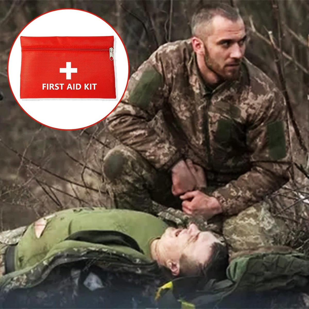 2 PCS Mini First Aid Kit, Small Travel First Aid Kit First Aid Bag Packed for Emergencies at Home Outdoors Car Camping Workplace Hiking Survival