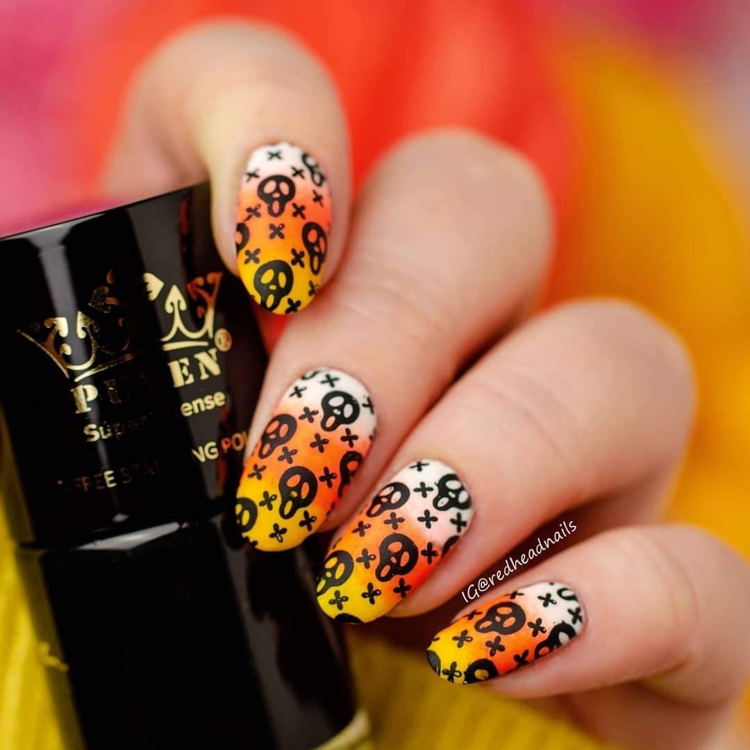 Super Intense Nail Art Stamping Polish Must Have Color Collection - (805 Black Jack + 806 Pure White) 12ml each - BH000872