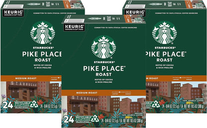 K-Cup Coffee Pods—Medium & Dark Roast Variety Pack for Keurig Brewers—100% Arabica—6 boxes (60 pods total)