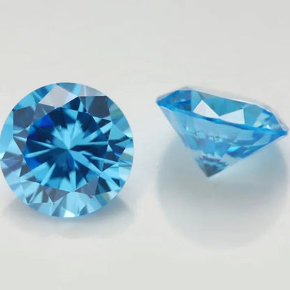 6.5Ct Loose Gemstone round Cut Cubic Zirconia Stone Jewelry Production Craft Bead Grade VVS 10.0 Mm/0.393Inch
