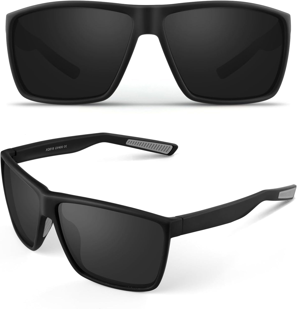 Polarized Sports Sunglasses For Men Women,Sports Sunglasses For Baseball Running Cycling TR90 Frame UV400 Protection
