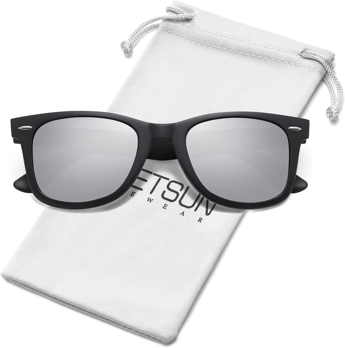 Polarized Sunglasses for Women Men Classic Retro Square Frame Driving Trendy Sun Glasses UV Protection