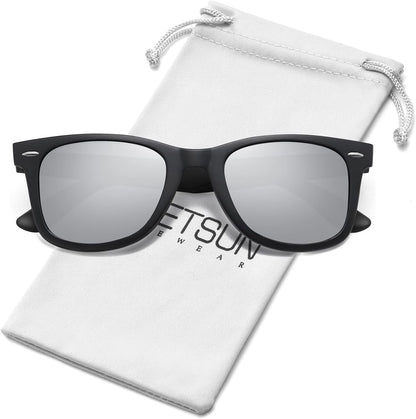 Polarized Sunglasses for Women Men Classic Retro Square Frame Driving Trendy Sun Glasses UV Protection