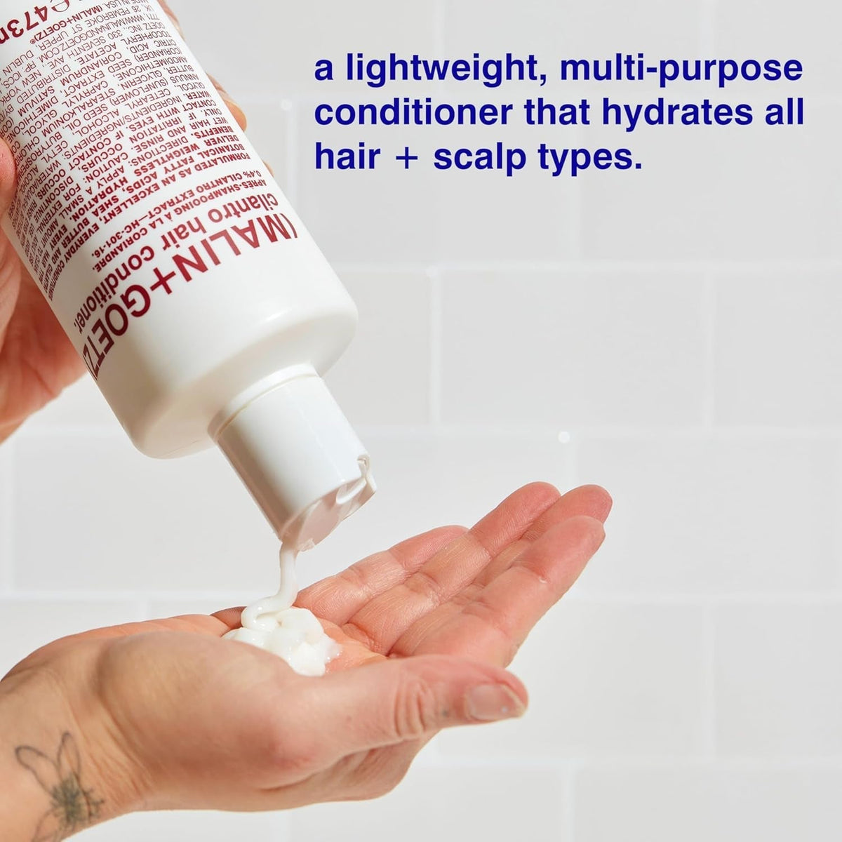 Cilantro Conditioner - Residue-Free, Lightweight Scalp Treatment. Conditions, Detangles, Balances Ph, Intensely Hydrates. Tames Frizz for All Hair Types. Vegan & Cruelty-Free