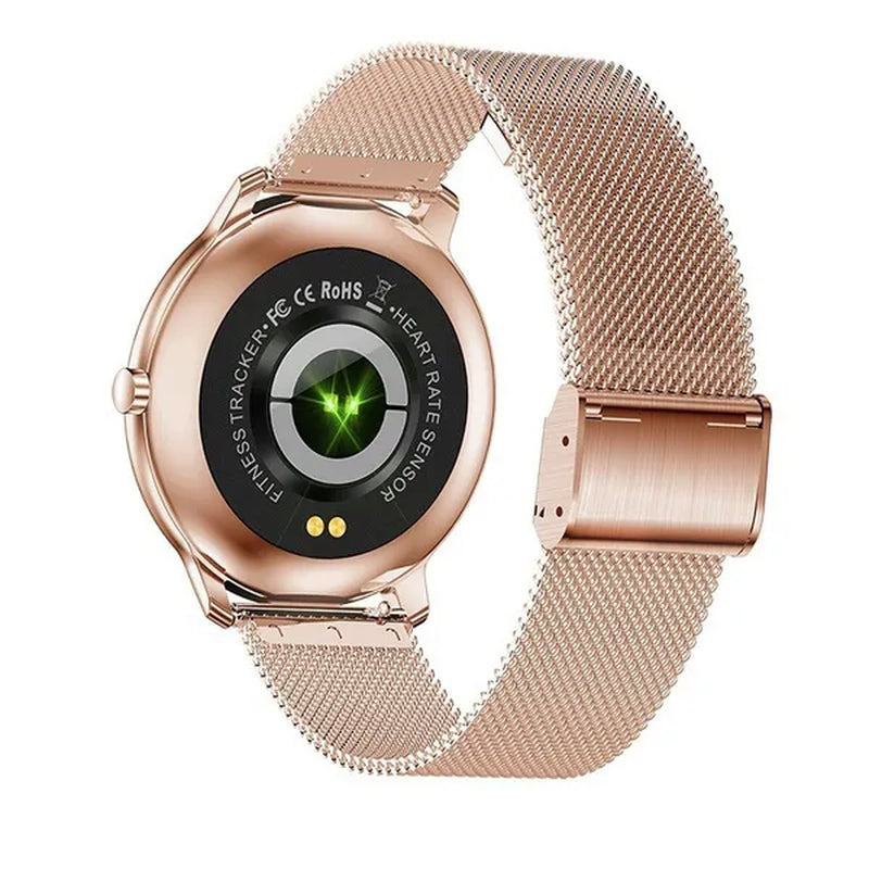 7.3mm Ultra Thin Multifunction Sport Smart Watches for Man Woman 2020 Intelligent Smartwatch Rose Gold Smartwatch Fitness Tracker Bracelet Blood Pressure for Android Ios[<>]