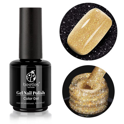 Beetles Neutral Gel Nail Polish 15ml Nude Pink Polish Set Pink Jelly Soak Off U V LED Nail Lamp Translucent Nail Art Gel