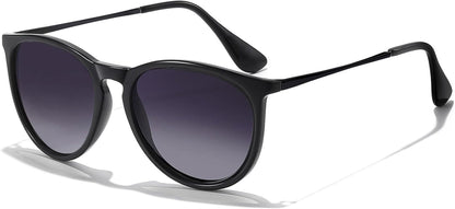 Polarized Sunglasses for Women Men - Trendy 2024 Vintage Classic Retro Round Mirrored Lens Designer Style