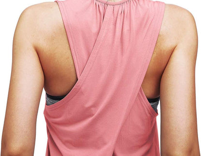Workout Tops for Women Yoga Athletic Shirts Tank Tops Gym Summer Workout Clothes