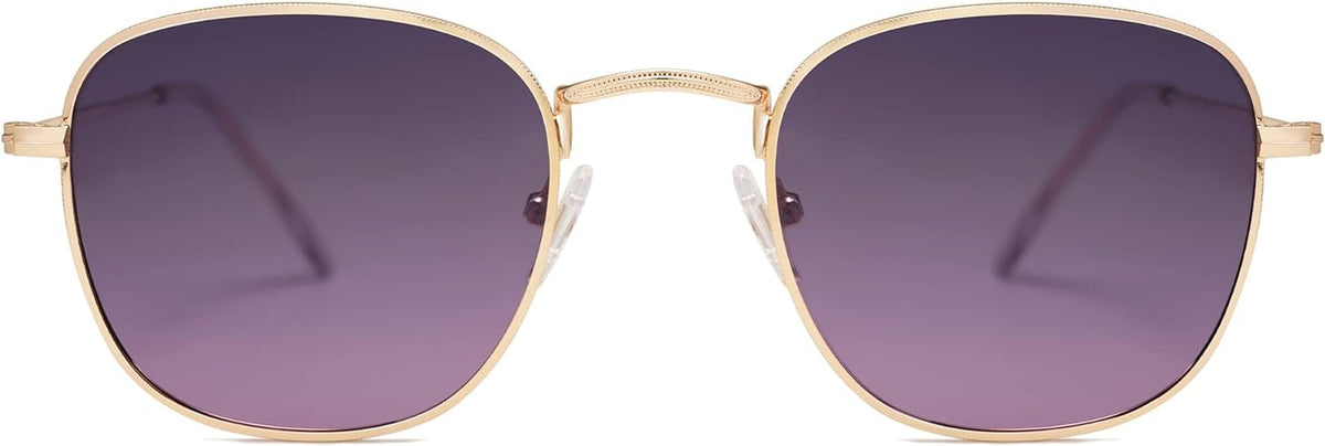 Square Polarized Sunglasses for Men Women Classic Vintage Retro Style