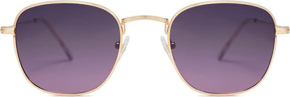 Square Polarized Sunglasses for Men Women Classic Vintage Retro Style