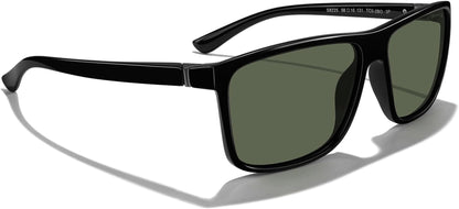 Rectangular Polarized Sports Sunglasses for Men Women Cycling Driving Fishing UV400 Protection S8225