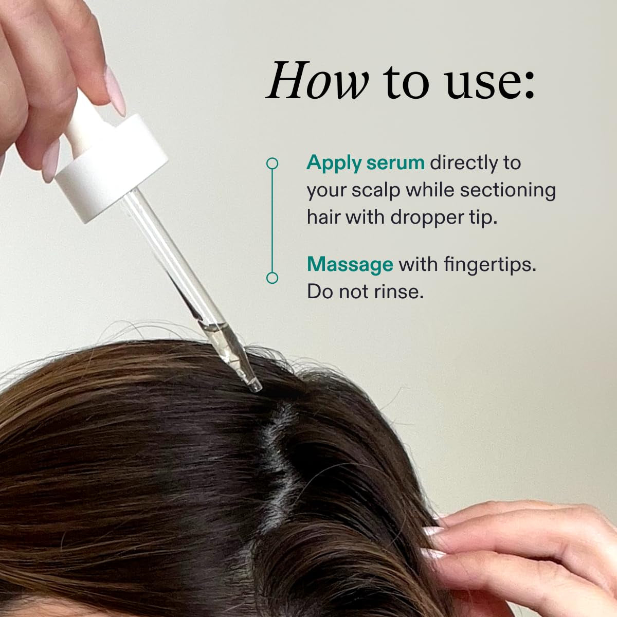 Women'S Hair Serum, Supports Visibly Thicker and Stronger Hair, Vegan, Lightweight and Fast-Absorbing