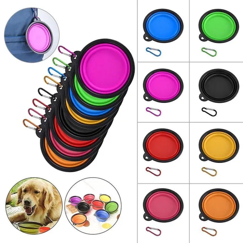 350/1000Ml Pet Dog Bowl Collapsible Dog Water Bottle Portable Dog Food Container Puppy Feeder Outdoor Travel Camping Dog Accessories