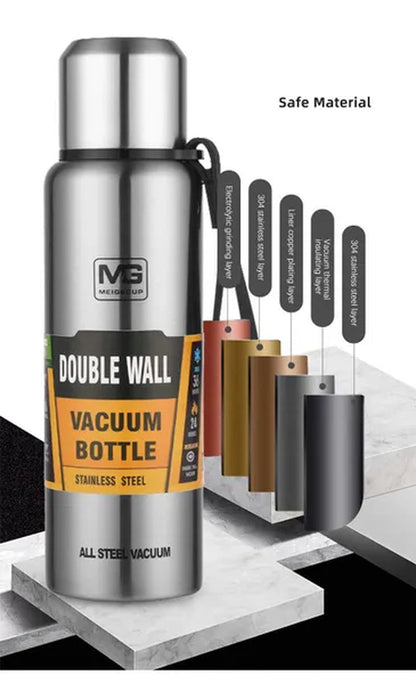 Hiking Double Wall Thermocup Stainless Steel Vacuum Flasks Thermos Cup Coffee Tea Milk Travel Mug Thermo Bottle Gifts