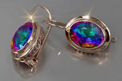 New Fashion 1 Pair Exquisite 1.25ct Round Cut Garnet Ruby Stud Earrings Casual 18 K Yellow Gold Earrings Banquet Jewelry Earrings for Women