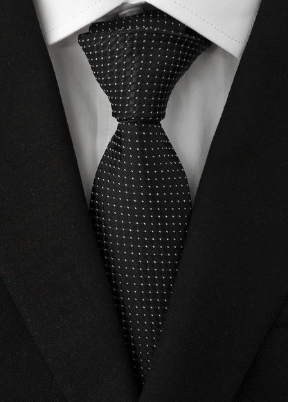 Men'S Necktie Classic Silk Tie Woven Jacquard Neck Ties