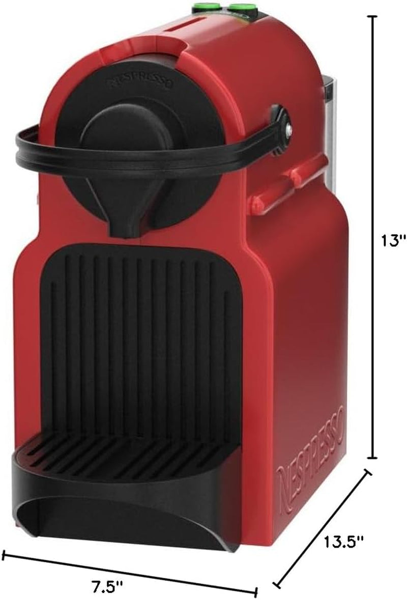 BEC120RED Inissia Espresso Machine by , 24 Ounces, Red